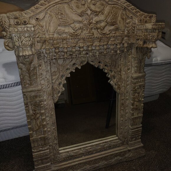 1940's Moroccan stone Mirror - Picture 3 of 4